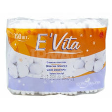 Белла ват.палочки E` VITA п/эт, 200шт.